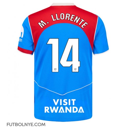Camiseta Atletico Madrid Marcos Llorente #14 Tercera Equipación 2025-26 manga corta